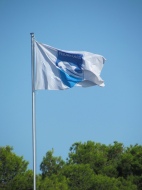 La bandiera del Pescara sventolante a Rivisondoli. PH Francesco Paolo Salviani